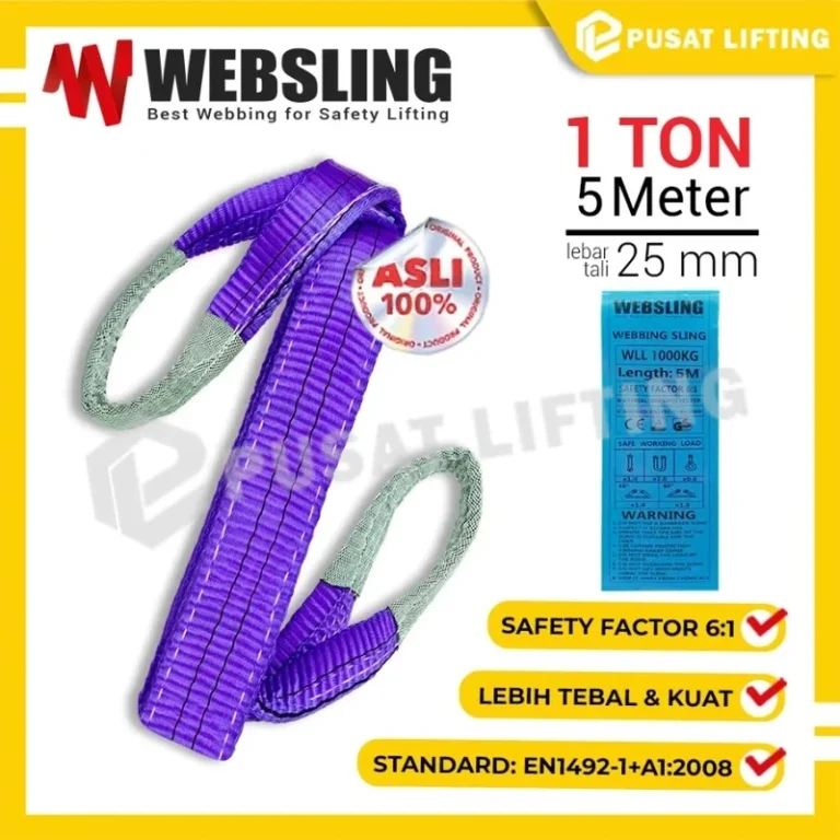 Webbing Sling 1 Ton 5 Meter WEBSLING