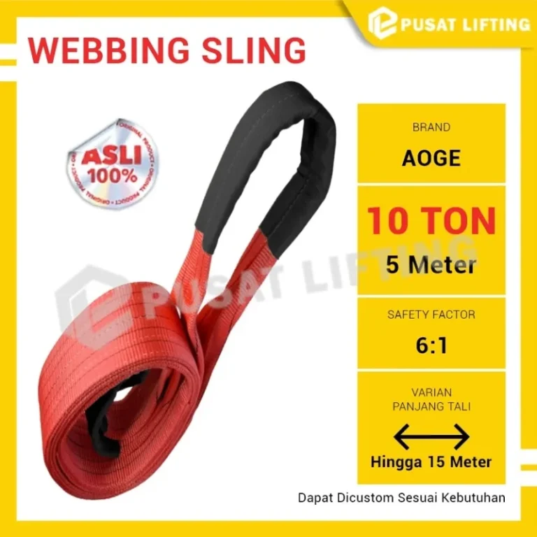 Webbing Sling 10 Ton 5 Meter AOGE