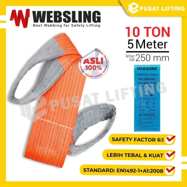 Webbing Sling 10 Ton 5 Meter WEBSLING