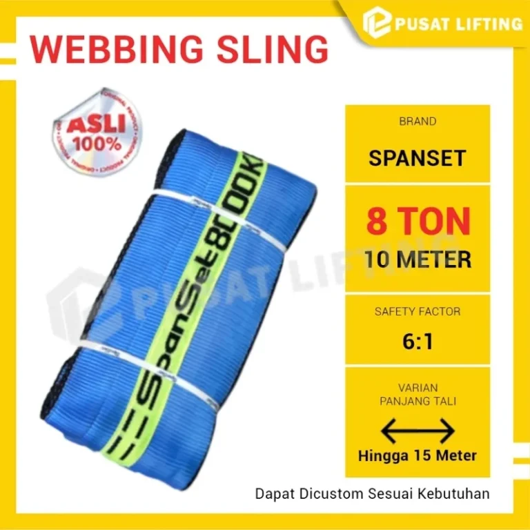 Webbing sling 8 ton 10 meter SPANSET - 01